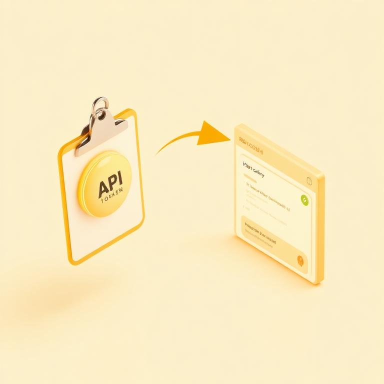 在你的專案中貼上 Token